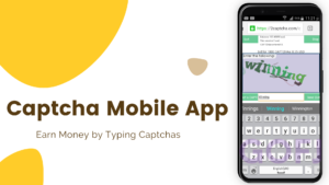 captcha entry work in mobile without investment